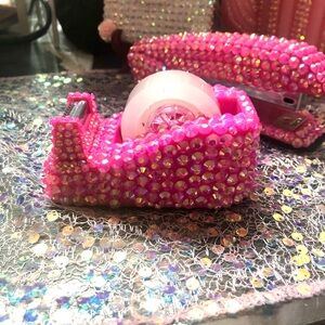 Pink Bling Tape Dispenser
